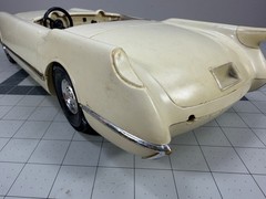 Vtg Large Ideal 1953 Chevrolet Corvette Built Model Car For Parts Motor Works