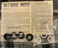 VINTAGE MONOGRAM ‘56 T-Bird. Die-Cast Metal & Plastic. 1/24. #6101