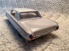 Lot Of 2 Vintage AMT 1/25 Ford Thunderbird Promo Car Models 1962 & 64 Coupes