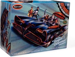 Classic Batman TV Show Batmobile Kit with Penguin & Catwoman
