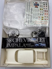 Rare, Union, Model, Amt, 1958 Chevrolet, Impala, Sport Coupe, 1/25, MC-31-1800.