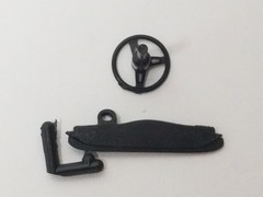 1932 Ford Sedan Delivery DASH & STEERING WHEEL from MPC 1:25 Model Kit 32