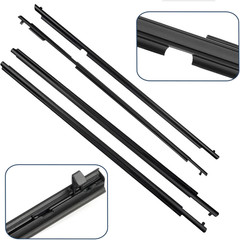 Window Molding Trim Seal for 2010-2021 Toyota 4Runner,Black Outer Door Weather S