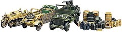 Academy WWII Ground Vehicle Set – Plastic Model Military Vehicle Kit – 1/72