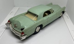 1956 A.M.T. FRICTION LINCOLN CONTINENTAL Mint Green PROMO CAR Metal Plastic Used