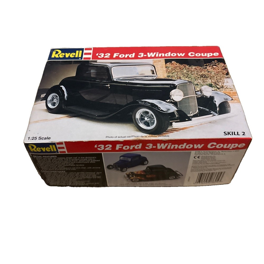 REVELL 32 FORD 3 WINDOW COUPE MODEL KIT 1:25 85-7605 Never Built