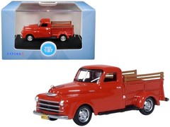 Oxford Diecast 87DP48001 1/87 1948 Dodge B-1B Pickup Truck Red (HO)