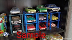 1/25 1/24 scale Filament 3D printed Stackable Display racks