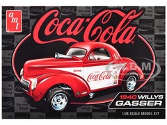 SKILL 2 MODEL KIT 1940 WILLYS COUPE “COKE RACE TEAM” 1/25 SCALE BY AMT AMT1492
