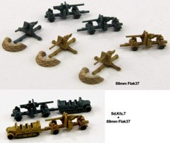 Pit Road 1/700 MI Series Second World War II German Army Vehicle Set 1 Plas