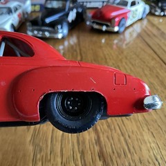 Built Model Car, Oldsmobile Vintage Style Race Car, short track car 1/25 Scale