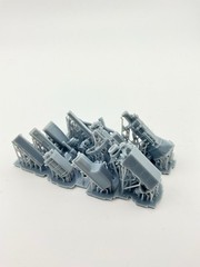 454 Big Block With High Rise Intake And Blower 3d printed