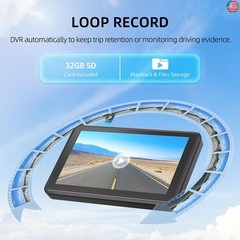eRapta Magnetic Solar Wireless Backup Camera: HD1080P 7? Touchscreen Portable