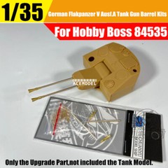 1/35 German Flakpanzer V Tank Metal Gun Barrel+Shells Kit for Hobby Boss 84535