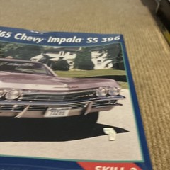 1996 Monogram ’65 Chevy Impala SS 396 Model Kit #85-2470 1/25 New Sealed