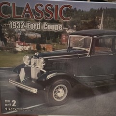 AMT ERTL 🏆1932 Ford Coupe 🏆Classic 1/25 Model Kit Vintage Sealed Parts