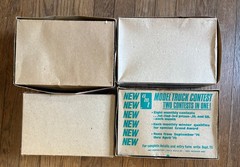 MPC Monogram AMT Empty Box Lot 55 Chev 59 Elcamino Ford Cruising Van 34 Slammer