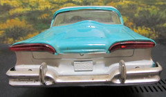 1958 FORD EDSEL 2 Door Hardtop Dealer Promo Model Car Friction Wheels Turquoise