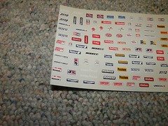 JNJ decals 1/24 1/25 Hoosier Busch Goodyear Unocal STP 76 Prestone etc K8