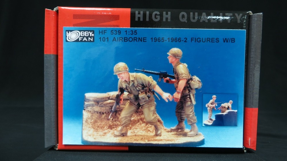 Hobby Fan HF-539 1/35 US 101st Airborne in Action Nam 2 Figs Set – USA Shipping