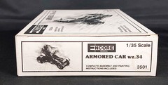 Encore Armored Car wz.34 1:35 Model Kit #3501 Open Box Sealed Parts Poland