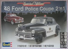 REVELL ’48 FORD Police Coupe model kit Vintage NOS from 2016 NEW SEALED