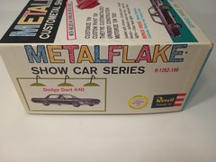 Vtg model Kit Original Revell Metal Flake 1962 Dodge Dart Unbuilt in Box Sealed
