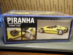 AMT Piranha Funny Car Rear Engine 1/25 Scale SEALED Plastic Model Kit 38176-1HD