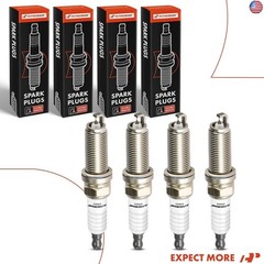 A-Premium Double Iridium Spark Plugs Compatible with Toyota Camry 2018-2020,