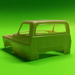 Cab Hood Short Bed 1972 Ford F-250 Ranger 4×4 Pickup Plow Truck Moebius 1/25