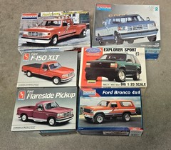 1:24 1/25 1991 Monogram AMT Ford F-250 F350 Explorer Flareside Pickup LOT NICE