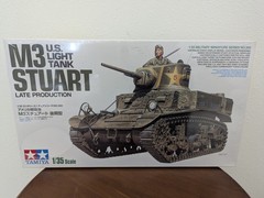 Tamiya US Light Tank(Military) M3 Stuart Late Production Plastic Model Kit NEW