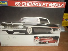 🚗 Vintage 1985 Revell 1959 Chevy Impala 1/32 Model Kit unbuilt