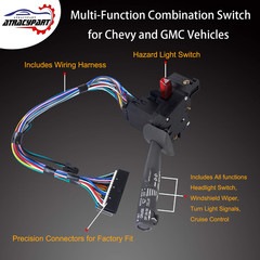 Multifunction Combination Turn Signal Switch for | 1995-2002 Chevy Tahoe S10 GMC