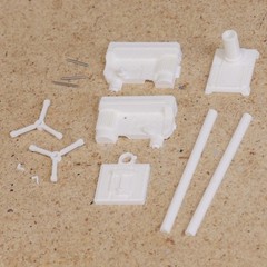 1/24-1/25 Scale Floor Drill Press Kit for Model Car Shop, Garage, Diorama