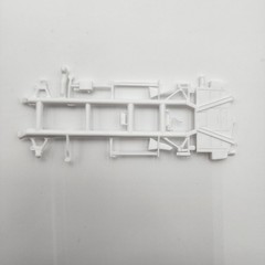 Revell 1/24 Shelby Cobra 427 S/C 85-2828 Parts Frame Chassis Under Body