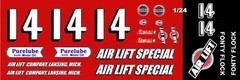 #14 Fonty Flock 1951-53 Oldsmobile 1/25th – 1/24th Scale Waterslide Decals
