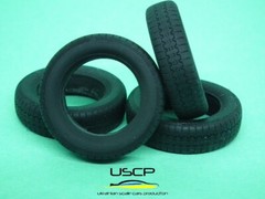 USCP 24P171 15inch Jaguar E-type Wire wheels for Revell Resin kit 1/24