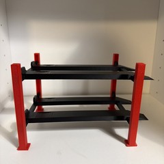 4 post 2 Level model car lift 1:24 1:25 scale KIT Assembly required. Paintable!