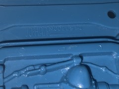 Jo-Han BLUE Cadillac El Dorado 1/25 Snap Kit Damaged/ Missing Parts NO BOX