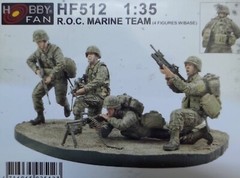 Hobby Fan 1/35 HF-512 ROC Marine Team – 4 Figures w/Base