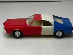 Jo-Han 1969 AMC Javelin SST Promo Car with Original Box, Red to Blue