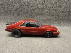 MPC Ford Mustang SVO Custom Pro Built Detailed Trim V8 Foxbody Drag Car Slicks