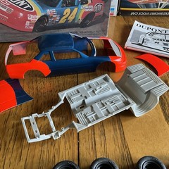 Built Model Car, 1993 Amt Stock Car STARTED, INCOMPLETE, MODIFIED