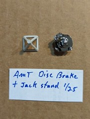 AMT DISC BRAKE WITH JACK STAND NEW DIORAMA!! 1/25