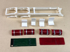 AMT Peterbilt 1:25 BUDWEISER 352 PACEMAKER CABOVER Truck Kit T551 ~Started AS-IS