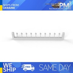 Mf-zone P38 1/24 Hose Connectors SHORT 0.5 mm 10 pcs 3D print