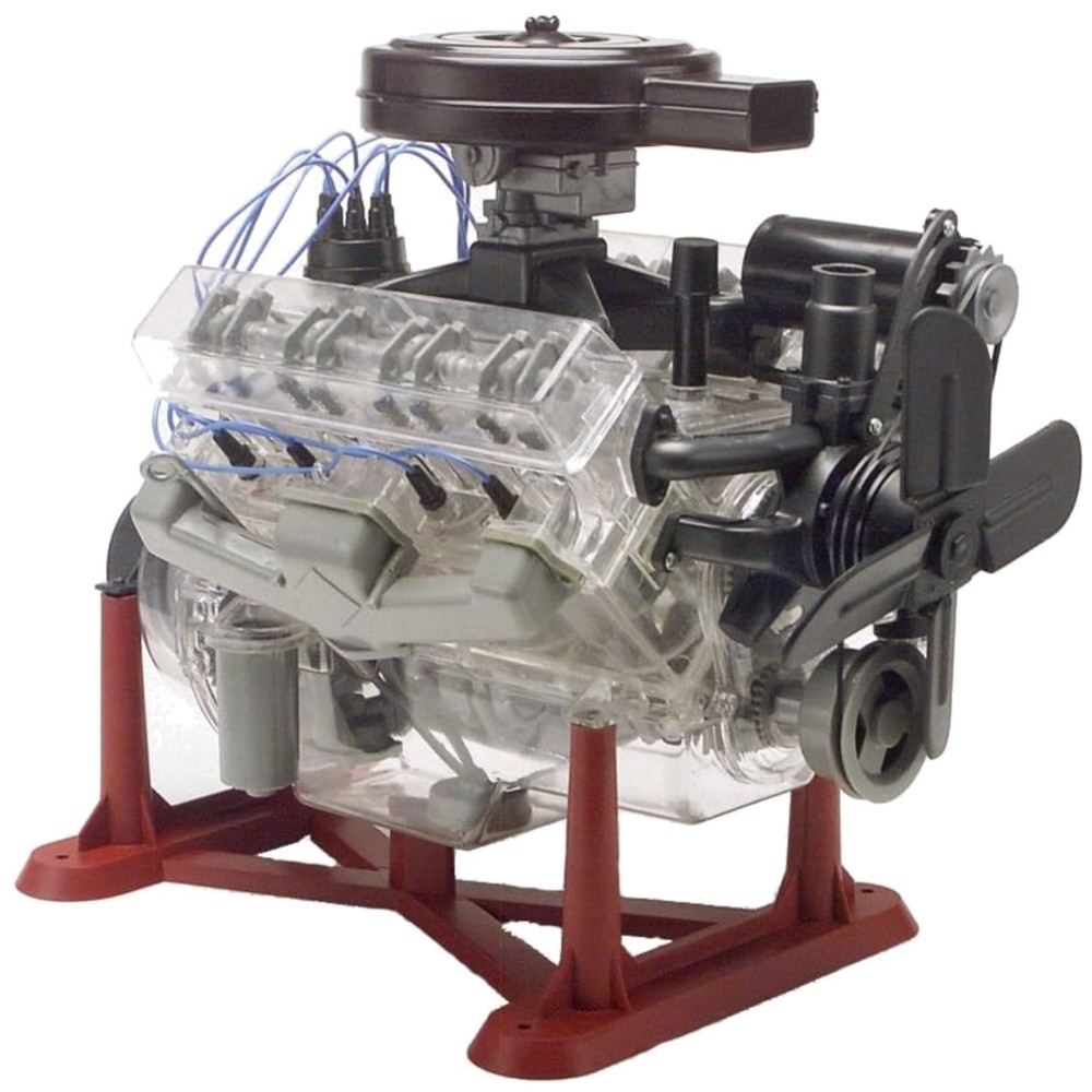 Visible V8 Engine Model Kit, 1:4 Scale, 314-Piece