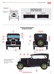 Model A Standard Phaeton Soft Top (1930s) American Passenger Car 1:24 ICM24050