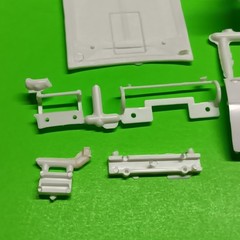 57 1957 Chevy Bel Air Hardtop 1/25 Body Hood Door Hinges OLD REVELL TOOL Model